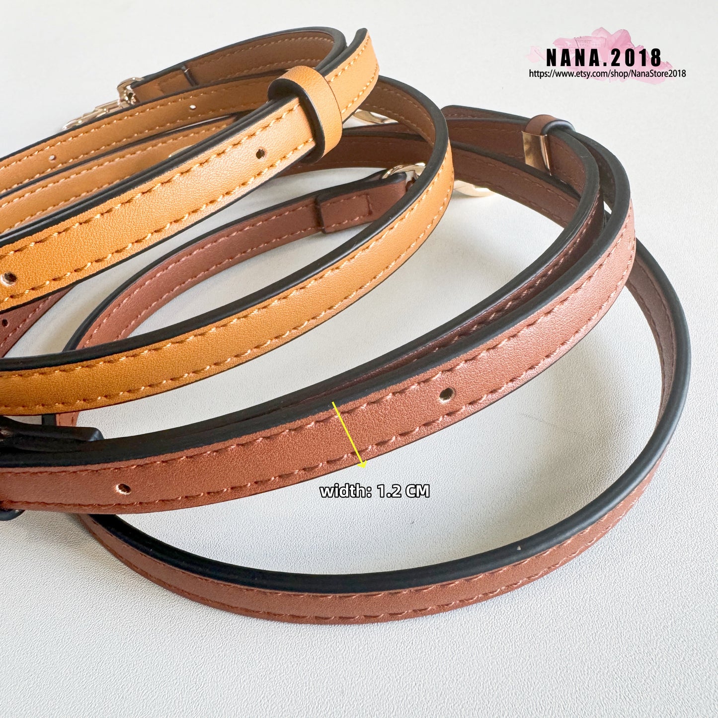 7 Color, 1.2 CM Microfiber Leather High Quality  Wrapping, Leather Shoulder Handbag Strap, Replacement Handle , Bag Accessories, JD-3856