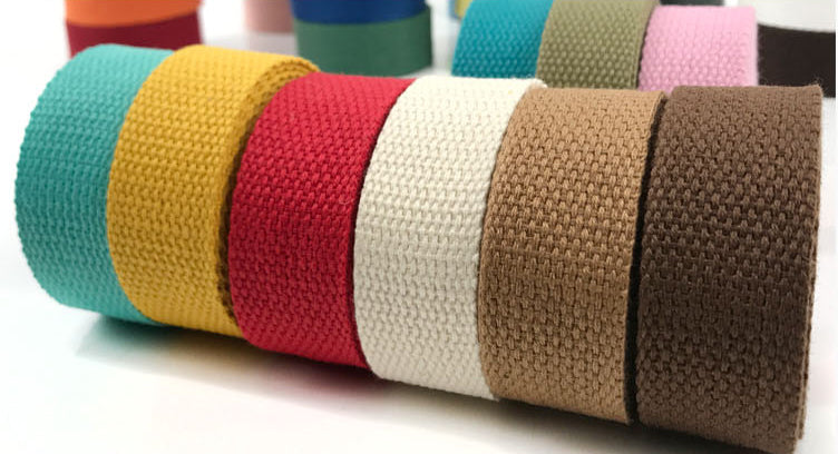 Heavy-Duty Cotton Webbing Strap, 1 Inch Width - Versatile for Bag Handles, Tote Bags, Upholstery - Available in 42 Colors ,JD-505