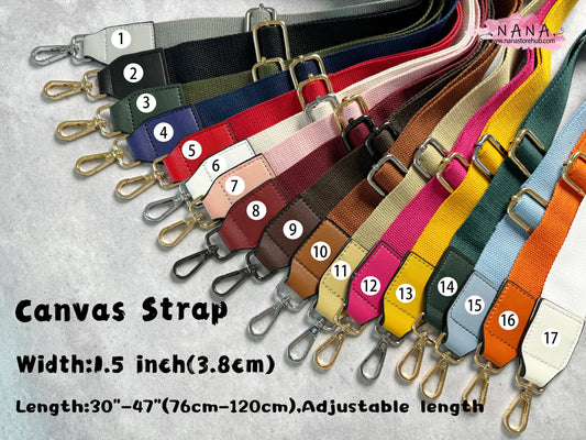 17Color, 1.5inch Canvas Bag Strap,High Quality Canvas Strap,Canvas Shoulder Handbag Strap,Replacement Handle ,Bag Accessories,JD-700-1