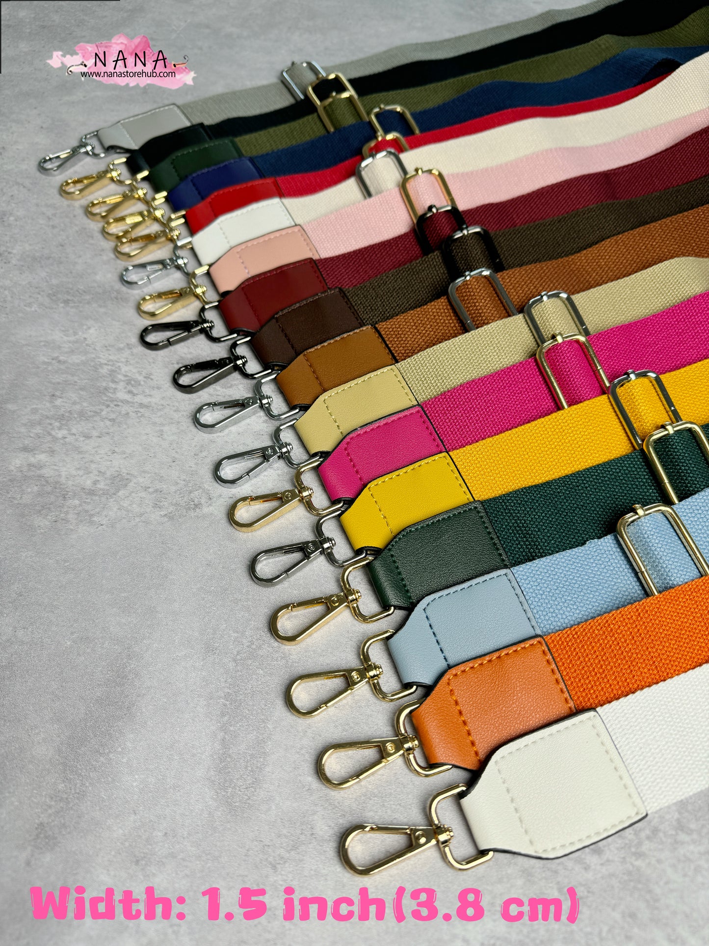 17Color, 1.5inch Canvas Bag Strap,High Quality Canvas Strap,Canvas Shoulder Handbag Strap,Replacement Handle ,Bag Accessories,JD-700-1