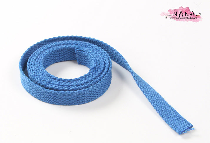 10 Color, 3/5 Inch Cotton Webbing  Heavy Duty Bag handles, bag strap for tote bag Upholstery Webbing ,JD-791