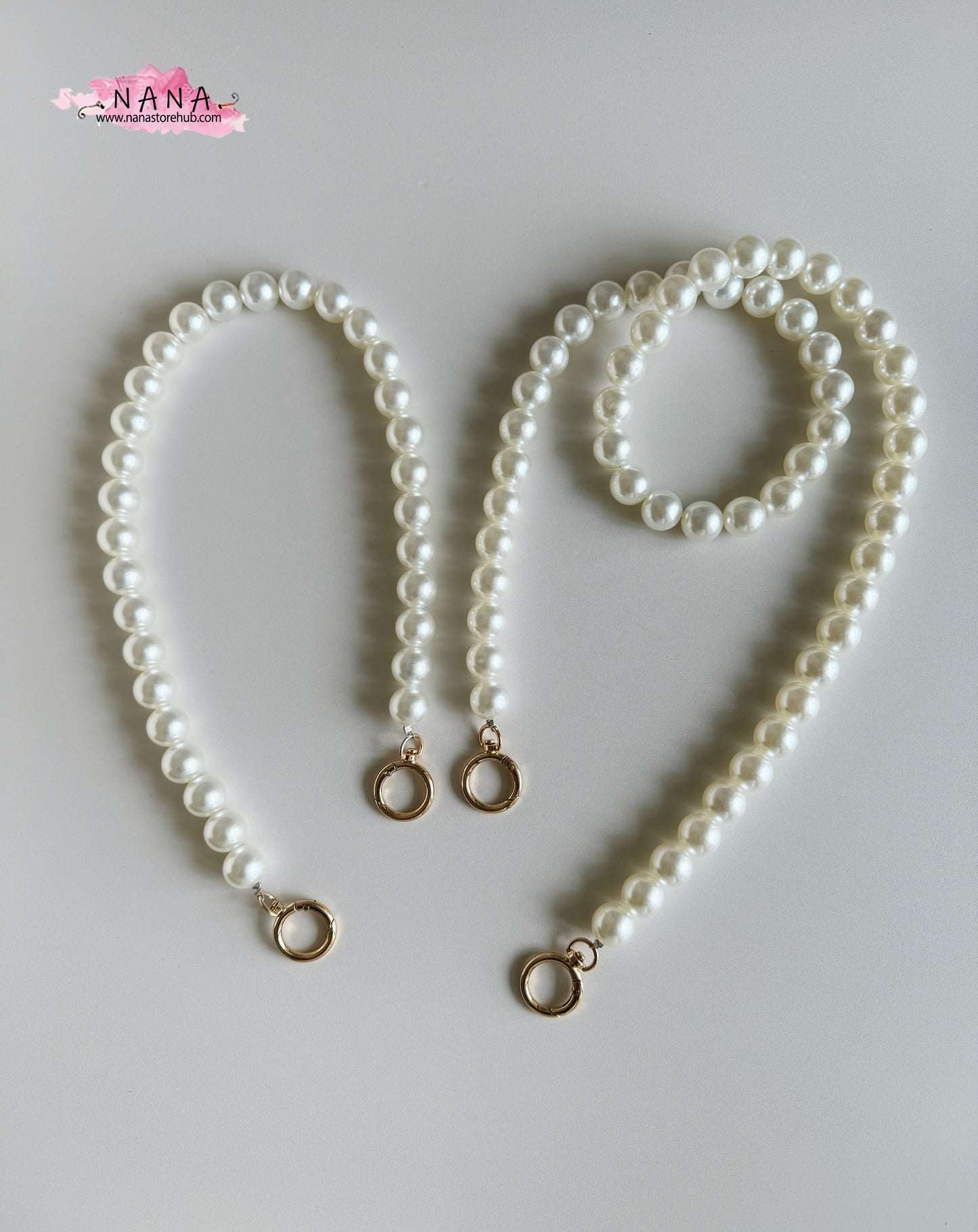 Pearl High Quality Purse Chain,Alloy and Pearl, Metal Shoulder Handbag Strap,Bag Strap, Bag Accessories, Detachable,JD-958