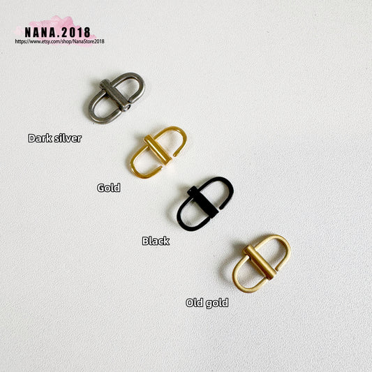 24K gold plated Titanium Steel Handbag Purse Bag Spring Hooks, Metal shoulder strap buckle, Link buckle, Handbag Snap,PJ-001