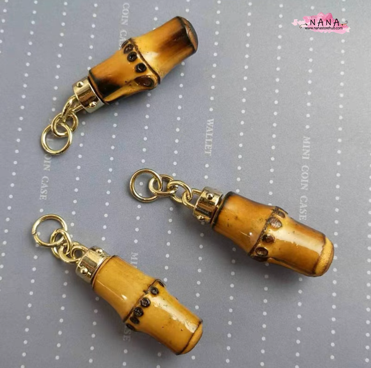 1pc Bamboo Metal Purse Lock Turn Lock Twist Lock Handbag Purse Bag Making Supplies Hardware ,PJ-269