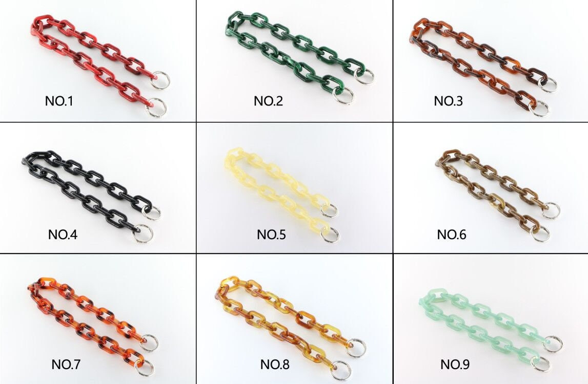 1 inch Acrylic High Quality Purse Chain, Metal Shoulder Handbag Strap, Replacement Handle Chain, Metal Crossbody Bag Chain Strap LD-1129