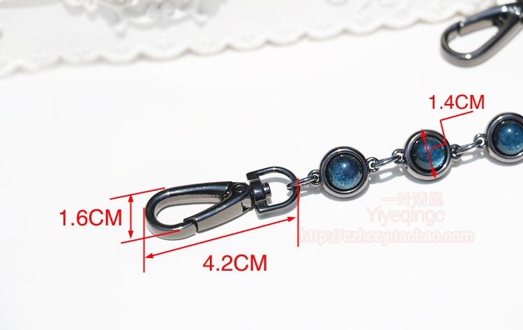 14 mm Glass Drill  High Quality Purse Chain,Alloy and Glass Drill, Metal Shoulder Handbag Strap,Bag Strap, Bag Accessories, JD-1280