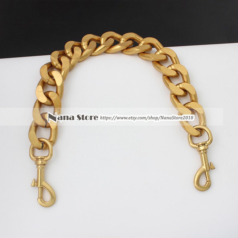 25mm Gold High Quality Purse Chain Strap,Aluminum Alloy,Metal Shoulder Handbag Strap,Purse Replacement Chains,bag accessories, JD-1485