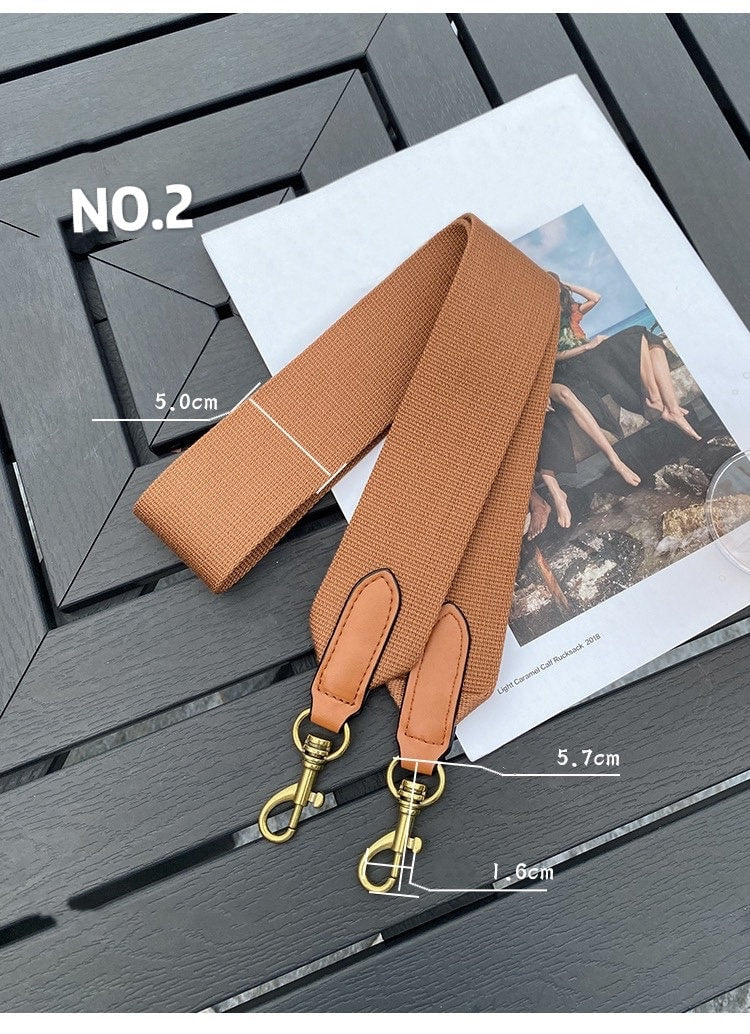 5CM Canvas Leather Bag Strap,High Quality Canvas Strap,Canvas Shoulder Handbag Strap, Replacement Handle ,Bag Accessories,JD-1462