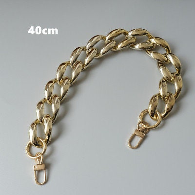 Acrylic High Quality Purse Chain, Metal Shoulder Handbag Strap, Replacement Handle Chain, Metal Crossbody Bag Chain Strap LD-1577