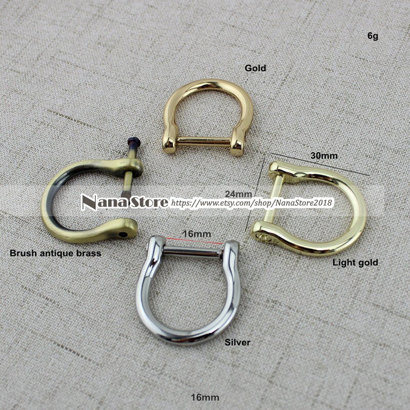 SET OF 2 ,D-Ring buckle Handbag Purse Bag Spring Hooks,Metal shoulder strap buckle, Link buckle, Swivel Trigger Clips Snap Loop,PJ-164