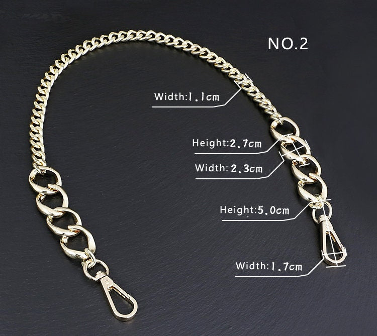 11mm High Quality Purse Chain Strap,Alloy and Iron, Metal Shoulder Handbag Strap,Purse Replacement Chains,bag accessories, JD-1898