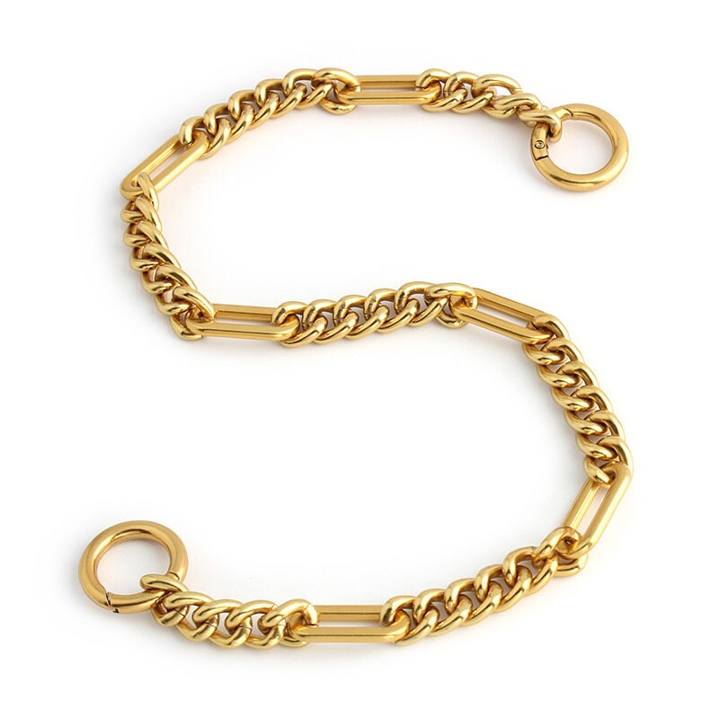 High Quality Satin Gold Purse Chain Strap,Alloy and Iron,Metal Shoulder Handbag Strap,Purse Replacement Chains,bag accessories, JD-2731